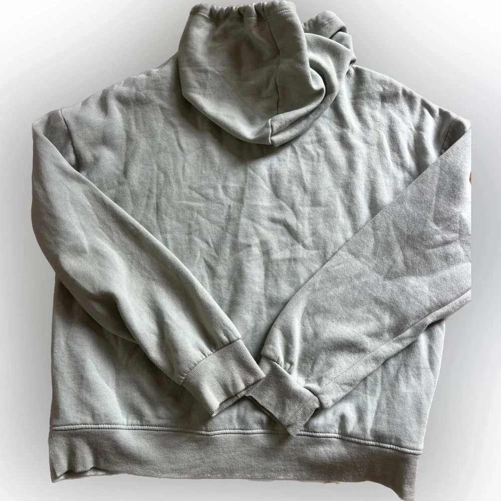 MTV Light Sage Green Holiday Hoodie Sweatshirt Christmas Women’s Medium
